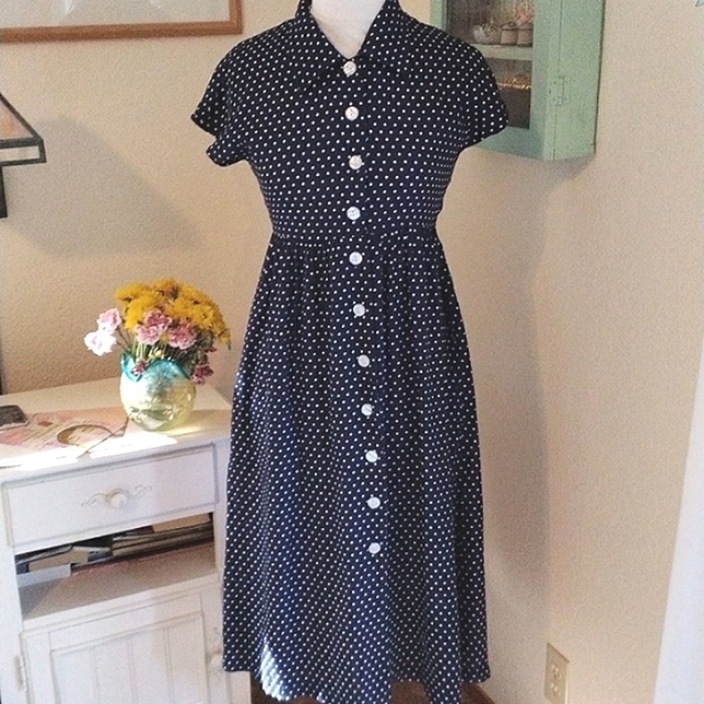 Ellen Ashley Vintage Polka Dot Dress